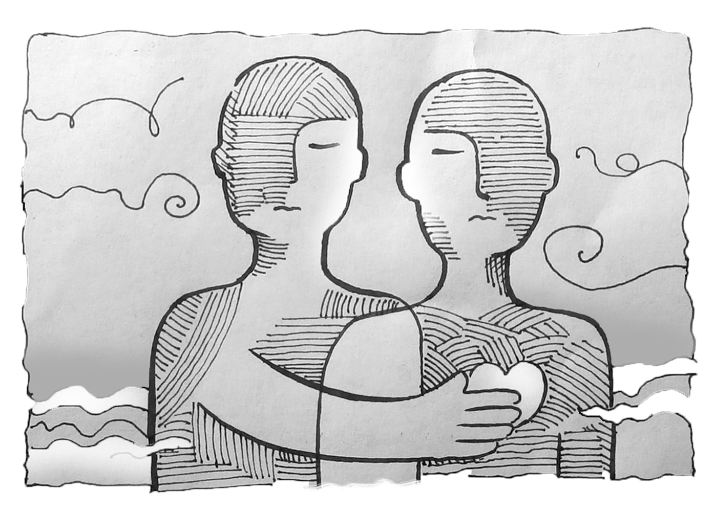 Lovescaping book illustration representing empathy