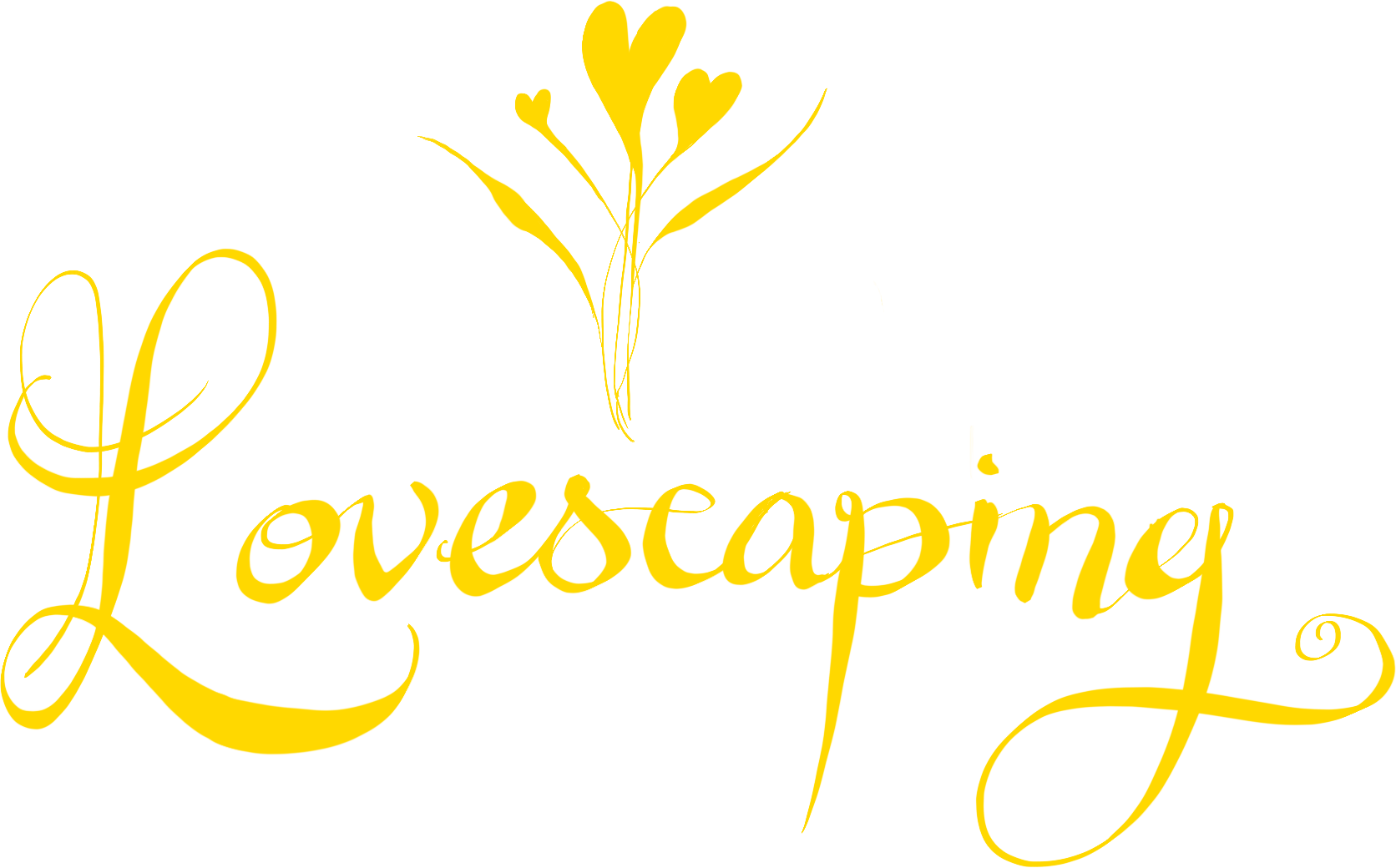 The Lovescape® logo in yellow.